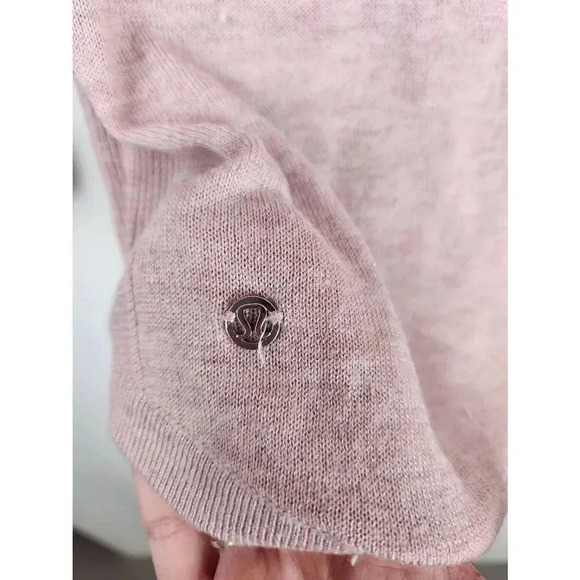 Lululemon Sunshine Coast Long Sleeve Sweater Mink Berry Pink Size 2. - Picture 3 of 5